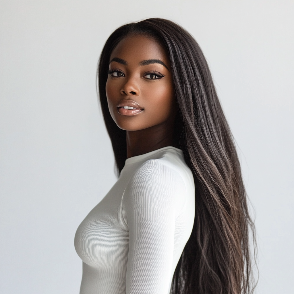 Black Lace Front Wig 20