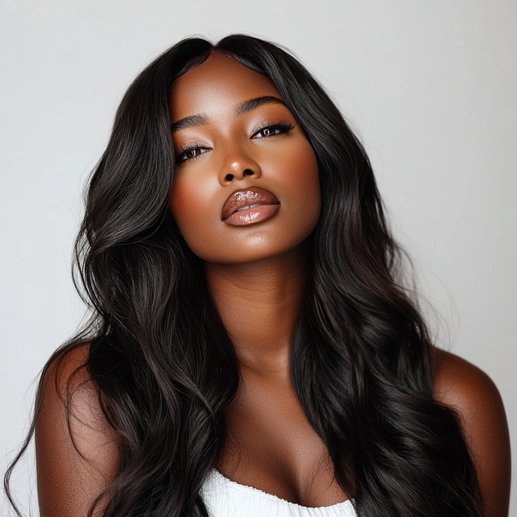 Black Lace Front Wig 20